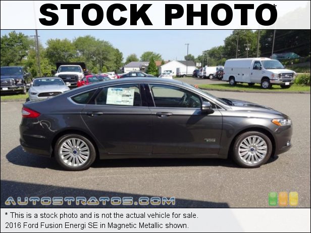 Stock photo for this 2016 Ford Fusion Energi SE 2.0 Liter Atkinson-Cycle DOHC 16-Valve 4 Cylinder Energi Plug-In eCVT Automatic