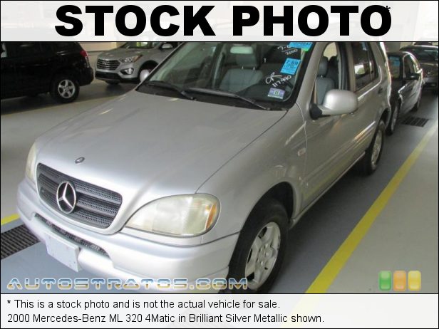 Stock photo for this 2000 Mercedes-Benz ML 320 4Matic 3.2 Liter SOHC 18-Valve V6 5 Speed Automatic