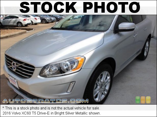 Stock photo for this 2016 Volvo XC60 T5 Drive-E 2.0 Liter DI Turbochargred DOHC 16-Valve VVT Drive-E 4 Cylinder 8 Speed Automatic
