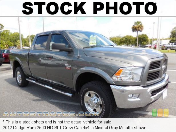 Stock photo for this 2012 Dodge Ram 2500 HD SLT Crew Cab 4x4 5.7 Liter HEMI OHV 16-Valve VVT V8 6 Speed Automatic