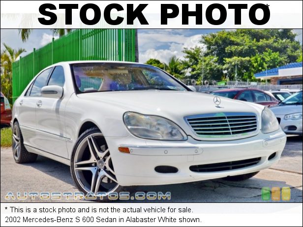 Stock photo for this 2002 Mercedes-Benz S 600 Sedan 5.8 Liter SOHC 36-Valve V12 5 Speed Automatic