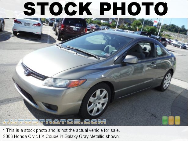 Stock photo for this 2006 Honda Civic LX Coupe 1.8L SOHC 16V VTEC 4 Cylinder 5 Speed Automatic