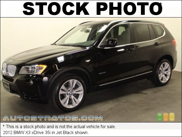 Stock photo for this 2012 BMW X3 xDrive 35i 3.0 Liter TwinPower Turbocharged DOHC 24-Valve VVT Inline 6 Cyli 8 Speed steptronic Automatic
