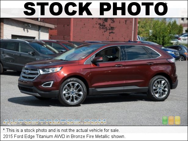 Stock photo for this 2015 Ford Edge Titanium AWD 3.5 Liter DOHC 24-Valve Ti-VCT V6 6 Speed SelectShift Automatic