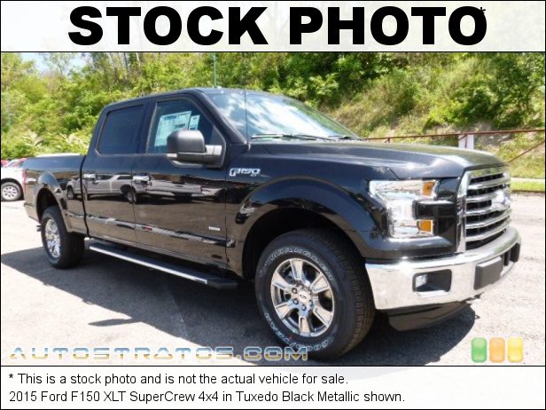 Stock photo for this 2015 Ford F150 SuperCrew 4x4 3.5 Liter EcoBoost DI Turbocharged DOHC 24-Valve V6 6 Speed Automatic