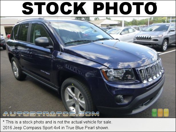 Stock photo for this 2016 Jeep Compass Sport 4x4 2.4 Liter DOHC 16-Valve VVT 4 Cylinder 6 Speed Automatic