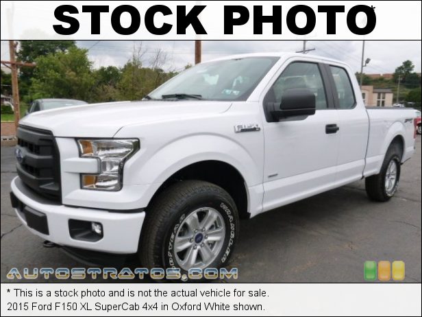 Stock photo for this 2015 Ford F150 XL SuperCab 4x4 2.7 Liter EcoBoost DI Turbocharged DOHC 24-Valve V6 6 Speed Automatic