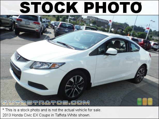 Stock photo for this 2013 Honda Civic EX Coupe 1.8 Liter SOHC 16-Valve i-VTEC 4 Cylinder 5 Speed Automatic