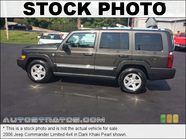 Stock photo for this 2006 Jeep Commander Limited 4x4 5.7 Liter HEMI OHV 16V V8 5 Speed Automatic