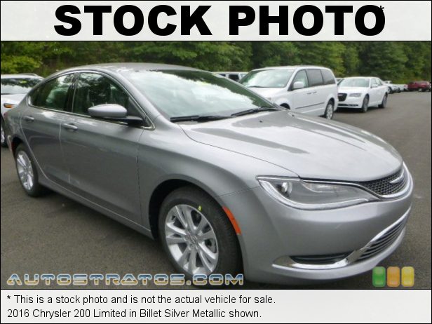 Stock photo for this 2016 Chrysler 200 Limited 2.4 Liter DOHC 16-Valve MultiAir 4 Cylinder 9 Speed Automatic