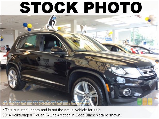 Stock photo for this 2014 Volkswagen Tiguan SEL 4Motion 2.0 Liter TSI Turbocharged DOHC 24-Valve VVT 4 Cylinder 6 Speed Tiptronic Automatic