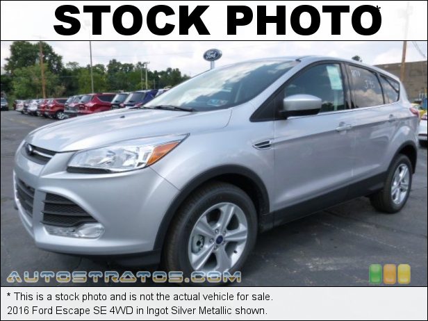 Stock photo for this 2016 Ford Escape SE 4WD 1.6 Liter EcoBoost DI Turbocharged DOHC 16-Valve Ti-VCT 4 Cylind 6 Speed SelectShift Automatic
