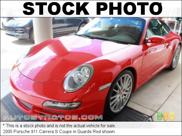 Stock photo for this 2005 Porsche 911 Carrera S Coupe 3.6 Liter Twin- Turbocharged DOHC 24V VarioCam Flat 6 Cylinder 6 Speed Manual