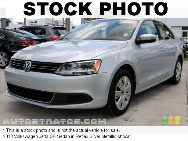 Stock photo for this 2013 Volkswagen Jetta SE Sedan 2.5 Liter DOHC 20-Valve 5 Cylinder 6 Speed Tiptronic Automatic