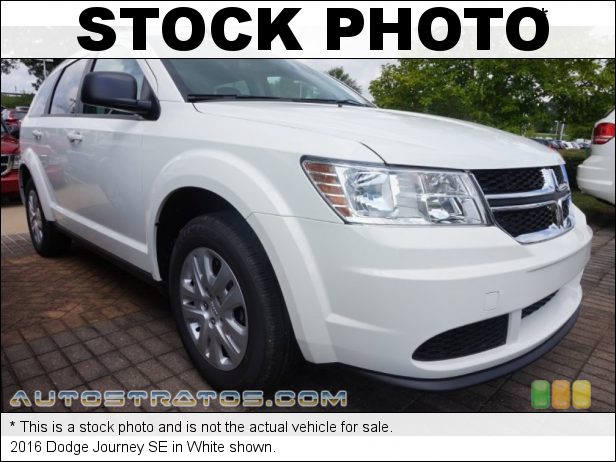 Stock photo for this 2016 Dodge Journey SE 2.4 Liter DOHC 16-Valve VVT 4 Cylinder 6 Speed Automatic