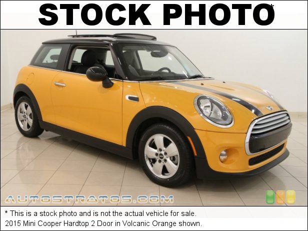 Stock photo for this 2015 Mini Cooper Hardtop 2 Door 1.5 Liter TwinPower Turbocharged DOHC 12-Valve VVT 3 Cylinder 6 Speed Automatic