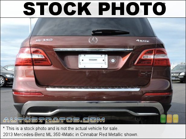 Stock photo for this 2013 Mercedes-Benz ML 350 4Matic 3.5 Liter DI DOHC 24-Valve VVT V6 7 Speed Automatic