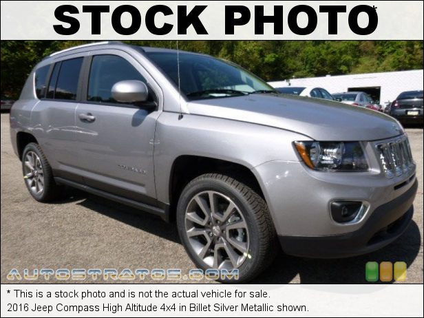 Stock photo for this 2016 Jeep Compass 4x4 2.4 Liter DOHC 16-Valve VVT 4 Cylinder 6 Speed Automatic