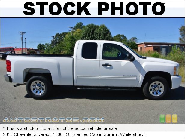 Stock photo for this 2010 Chevrolet Silverado 1500 LS Extended Cab 4.8 Liter OHV 16-Valve Vortec V8 4 Speed Automatic Stock photo for this 2010 Chevrolet Silverado 1500 LS Extended Cab 4.8 Liter OHV 16-Valve Vortec V8 4 Speed Automatic