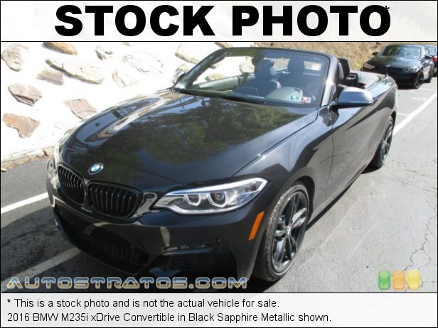Stock photo for this 2016 BMW M235i xDrive Convertible 3.0 Liter M DI TwinPower Turbocharged DOHC 24-Valve VVT Inline 6 8 Speed Sport Automatic
