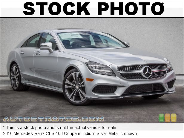 Stock photo for this 2016 Mercedes-Benz CLS 400 Coupe 3.0 Liter DI Twin-Turbocharged DOHC 24-Valve VVT V6 7 Speed Automatic