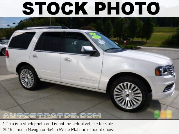 Stock photo for this 2015 Lincoln Navigator 4x4 3.5 Liter DI Turbocharged DOHC 24-Valve EcoBoost V6 6 Speed Automatic