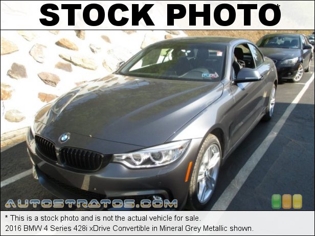 Stock photo for this 2016 BMW 4 Series 428i xDrive Convertible 2.0 Liter DI TwinPower Turbocharged DOHC 16-Valve VVT 4 Cylinder 8 Speed Automatic