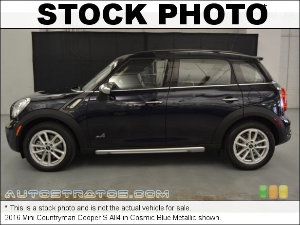 Stock photo for this 2016 Mini Countryman Cooper S All4 1.6 Liter Turbocharged DOHC 16-Valve VVT 4 Cylinder 6 Speed Automatic