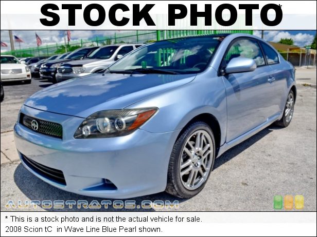 Stock photo for this 2008 Scion tC  2.4 Liter DOHC 16V VVT-i 4 Cylinder 4 Speed Automatic