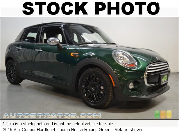 Stock photo for this 2015 Mini Cooper Hardtop 4 Door 1.5 Liter TwinPower Turbocharged DOHC 12-Valve VVT 3 Cylinder 6 Speed Automatic
