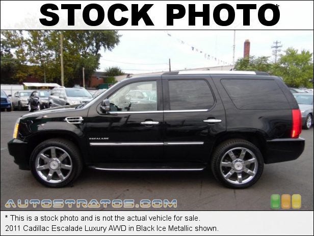 Stock photo for this 2011 Cadillac Escalade Luxury AWD 6.2 Liter OHV 16-Valve VVT Flex-Fuel V8 6 Speed Automatic