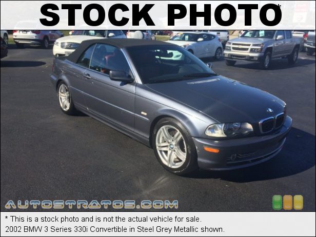 Stock photo for this 2002 BMW 3 Series 330i Convertible 3.0L DOHC 24V Inline 6 Cylinder 5 Speed Automatic