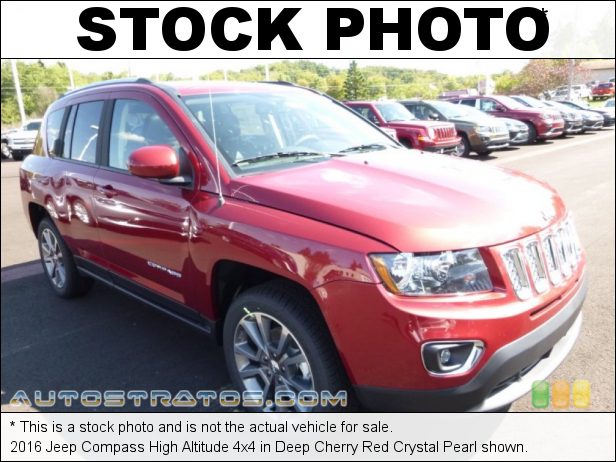 Stock photo for this 2016 Jeep Compass High Altitude 4x4 2.4 Liter DOHC 16-Valve VVT 4 Cylinder 6 Speed Automatic
