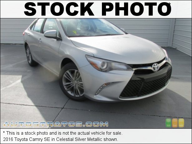 Stock photo for this 2016 Toyota Camry SE 2.5 Liter DOHC 16-Valve VVT-i 4 Cylinder 6 Speed Automatic
