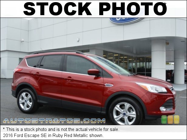 Stock photo for this 2016 Ford Escape SE 1.6 Liter EcoBoost DI Turbocharged DOHC 16-Valve Ti-VCT 4 Cylind 6 Speed SelectShift Automatic
