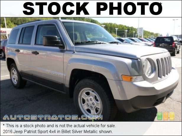 Stock photo for this 2016 Jeep Patriot Sport 4x4 2.4 Liter DOHC 16-Valve VVT 4 Cylinder 6 Speed Automatic