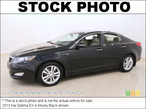 Stock photo for this 2013 Kia Optima EX 2.4 Liter GDI DOHC 16-Valve 4 Cylinder 6 Speed Sportmatic Automatic