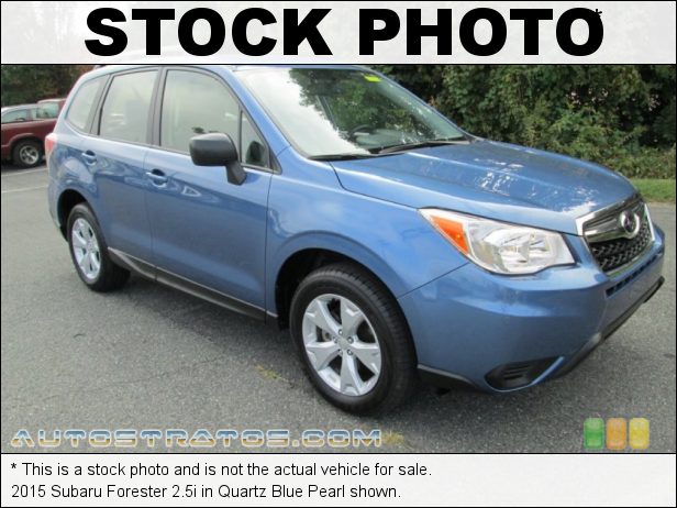 Stock photo for this 2015 Subaru Forester 2.5i 2.5 Liter DOHC 16-Valve VVT Flat 4 Cylinder Lineartronic CVT Automatic