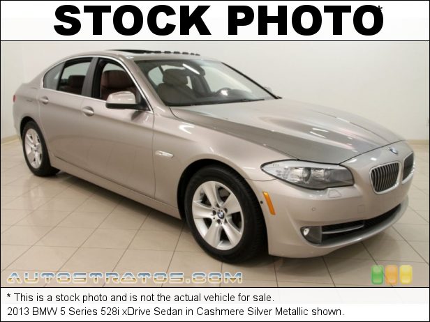 Stock photo for this 2013 BMW 5 Series 528i xDrive Sedan 2.0 Liter DI TwinPower Turbocharged DOHC 16-Valve VVT 4 Cylinder 8 Speed Automatic