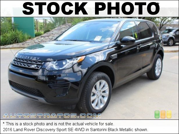 Stock photo for this 2016 Land Rover Discovery Sport SE 4WD 2.0 Liter GDI Turbocharged DOHC 16-Valve VVT 4 Cylinder 9 Speed Automatic
