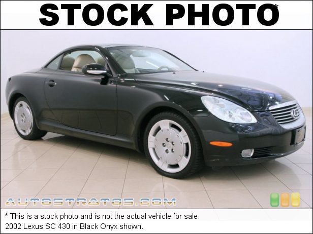 Stock photo for this 2002 Lexus SC 430 4.3 Liter DOHC 32-Valve VVT-i V8 5 Speed Automatic