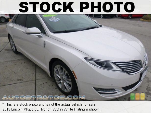 Stock photo for this 2013 Lincoln MKZ 2.0L Hybrid FWD 2.0 Liter Atkinson-Cycle DOHC 16-Valve iVCT 4 Cylinder Gasoline/ e-CVT Automatic