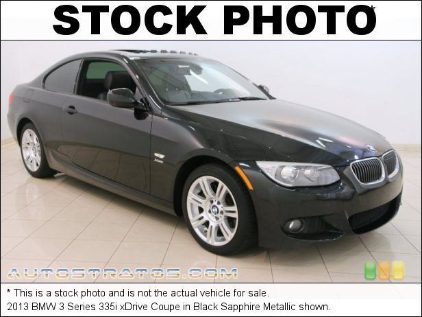 Stock photo for this 2013 BMW 3 Series 335i xDrive Coupe 3.0 Liter DI TwinPower Turbocharged DOHC 24-Valve VVT Inline 6 C 6 Speed Automatic