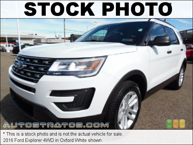 Stock photo for this 2016 Ford Explorer 4WD 3.5 Liter DOHC 24-Valve Ti-VCT V6 6 Speed SelectShift Automatic