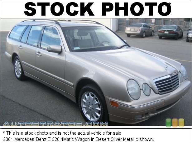 Stock photo for this 2001 Mercedes-Benz E 320 4Matic Wagon 3.2 Liter SOHC 18-Valve V6 5 Speed Automatic Stock photo for this 2001 Mercedes-Benz E 320 4Matic Wagon 3.2 Liter SOHC 18-Valve V6 5 Speed Automatic