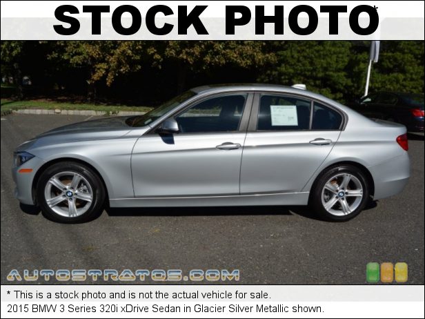 Stock photo for this 2015 BMW 3 Series 320i xDrive Sedan 2.0 Liter DI TwinPower Turbocharged DOHC 16-Valve VVT 4 Cylinder 8 Speed Automatic