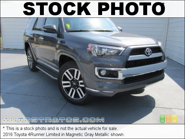 Stock photo for this 2018 Toyota 4Runner Limited 4.0 Liter DOHC 24-Valve Dual VVT-i V6 5 Speed ECT-i Automatic
