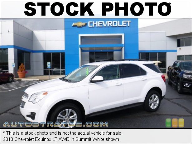 Stock photo for this 2010 Chevrolet Equinox LT AWD 2.4 Liter DOHC 16-Valve VVT 4 Cylinder 6 Speed Automatic