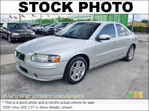 Stock photo for this 2008 Volvo S60 2.5T 2.5 Liter Turbocharged DOHC 20-Valve 5 Cylinder 5 Speed Geartronic Automatic