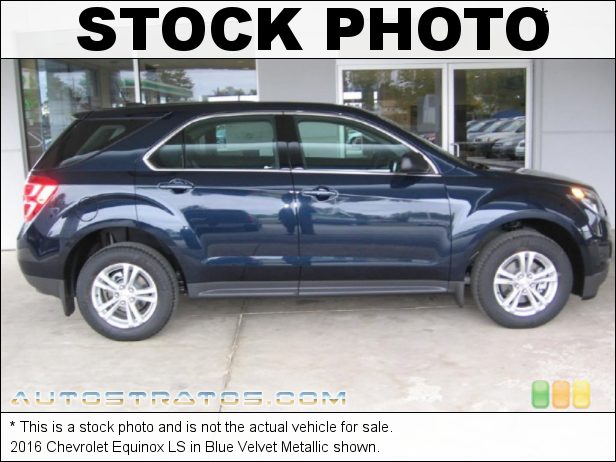 Stock photo for this 2016 Chevrolet Equinox LS 2.4 Liter SIDI DOHC 16-Valve VVT 4 Cylinder 6 Speed Automatic